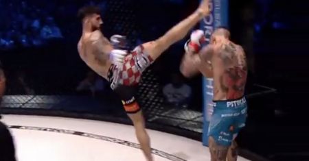 (VIDEO) Dvorana je utihnula! Pogledajte Pejićev genijalni high kick i kanonadu udaraca koji su ugasili Wolanskog